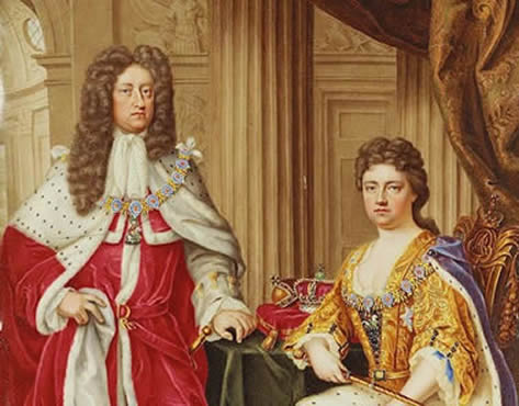William III and Mary II.